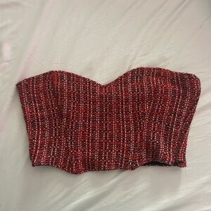 Zara textured sleeveless top